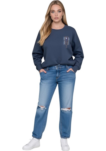 Füme Baskılı Sweatshirt fiyatları