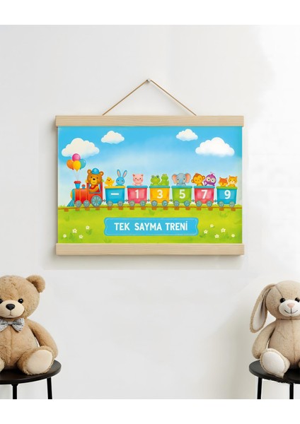 Tek Sayma Treni Kanvas Poster