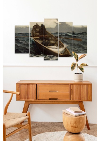 Deniz Manzarası 5 Parçalı Mdf Tablo fiyatları