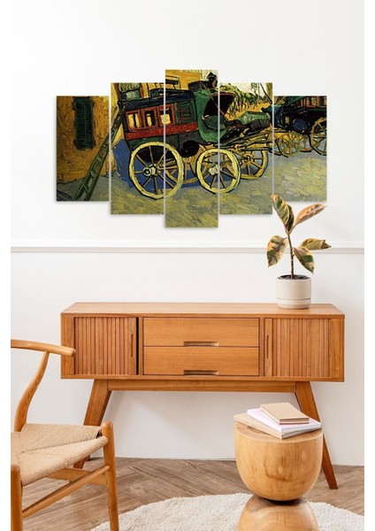 At Arabası 5 Parçalı Mdf Tablo fiyatları