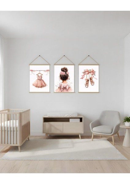 Kız Elbise ve Ayakkabı Kombin Kanvas Poster modelleri