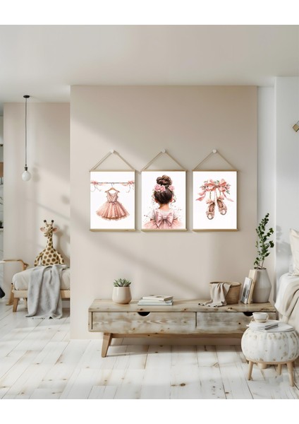 Kız Elbise ve Ayakkabı Kombin Kanvas Poster indirimleri