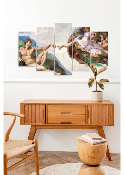 Insan Manzarası 5 Parçalı Mdf Tablo fiyatları