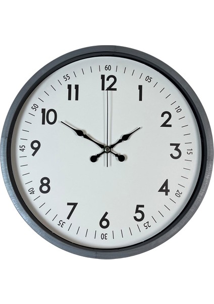 Zentime 36 cm Gri Dekoratif Duvar Saati fiyatları