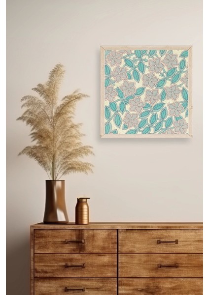 Çiçek Ahşap Çerçeveli Tablo fiyatları