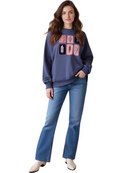 Füme Baskılı Sweatshirt fırsatları