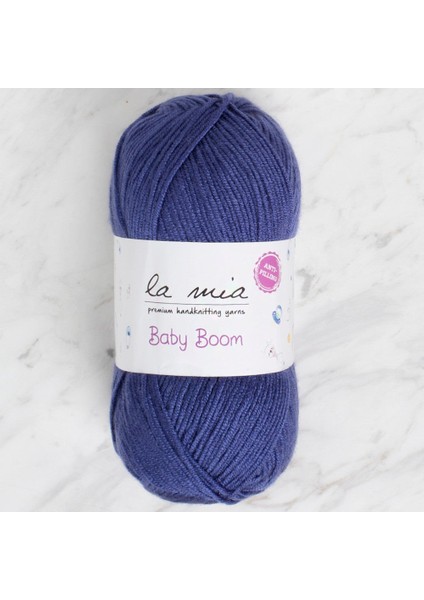 La Mia Baby Boom Açık Lacivert El Örgü Ipi - 604 - 34125