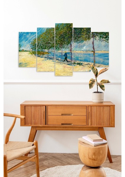 Deniz 5 Parçalı Mdf Tablo