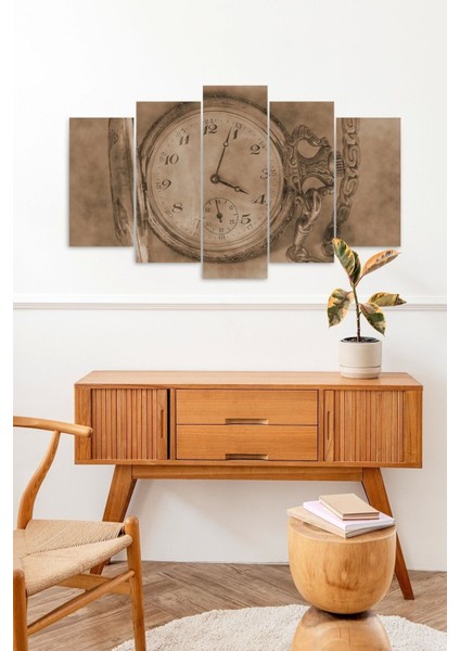 Saat 5 Parçalı Mdf Tablo fiyatları