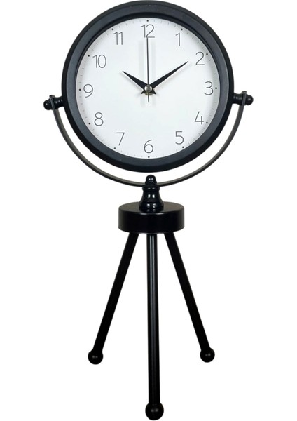 Zentime Siyah Zarif Üç Ayaklı Masa Saati fiyatları