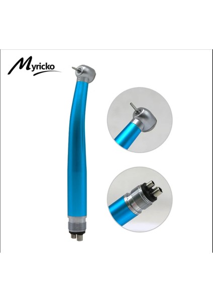 Diş Hekimliği LED Işıklı Yüksek Hızlı El Aleti 2 Delıklı