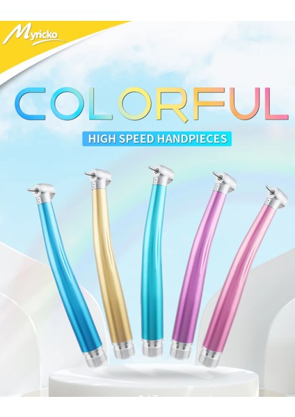 Diş Hekimliği LED Işıklı Yüksek Hızlı El Aleti 2 Delıklı fırsatları