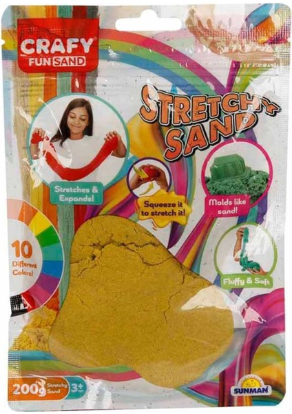Streç Oyun Kumu Sarı 200 gr