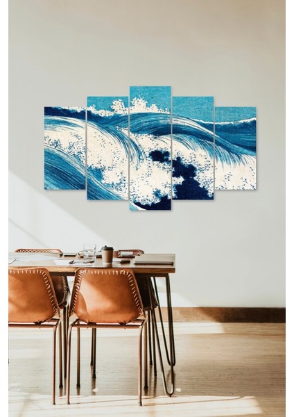 Deniz Manzarası 5 Parçalı Mdf Tablo fiyatları