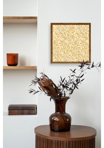 Yapraklar Ahşap Çerçeveli Tablo modelleri