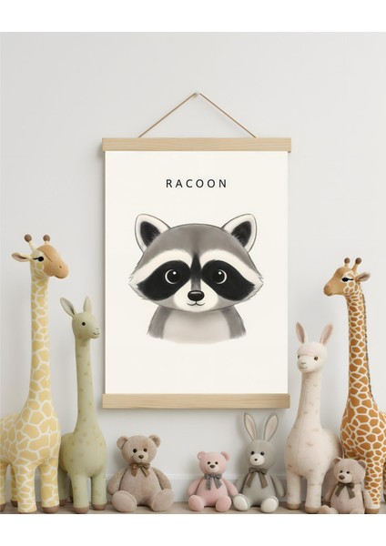 Rakun Portresi Kanvas Poster Tablo fiyatları