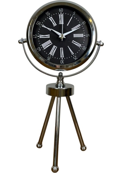 Zentime Krom Şık Üç Ayaklı Masa Saati fiyatları