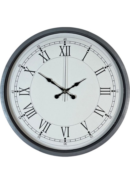 Zentime 36 cm Gri Dekoratif Duvar Saati fiyatları