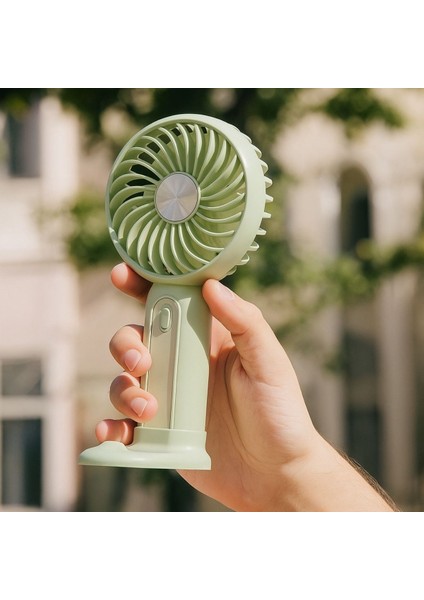 Masa Üstü Standlı USB ile Şarj Olabilen 3 Ayarlı Fan Modlu Çanta Tipi El Fanı fiyatları