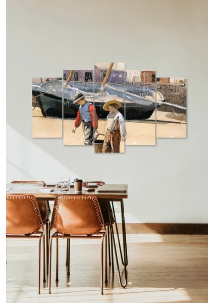 Insan Manzarası 5 Parçalı Mdf Tablo fiyatları