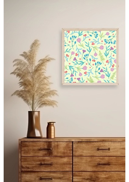 Çiçek Ahşap Çerçeveli Tablo fiyatları