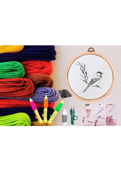 Punch Seti Nakış Seti Kasnaklı Kendin Yap Seti Seri 28