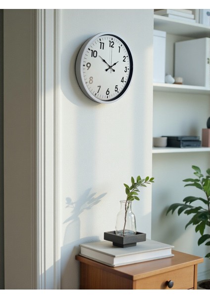 Zentime 36 cm Beyaz Dekoratif Duvar Saati modelleri