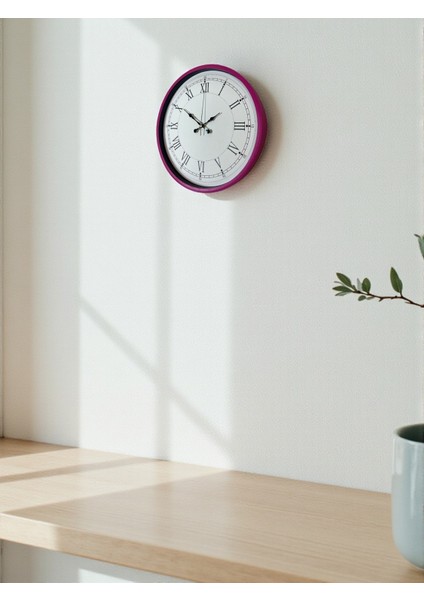 Zentime 36 cm Pembe Dekoratif Duvar Saati modelleri