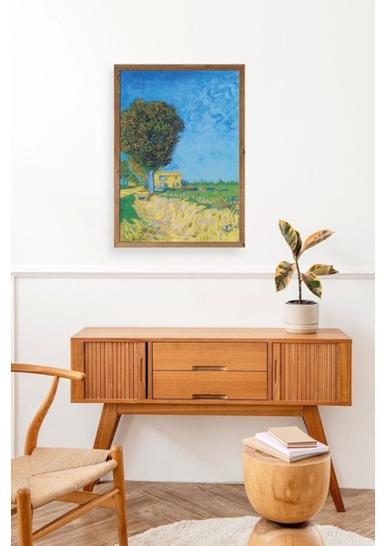 Lane Near Ahşap Çerçeveli Tablo modelleri