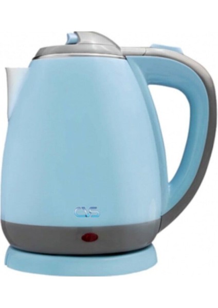 Mavi Renkli Çelik Su Isıtıcı, Gizli Rezistans, Dayanıklı ve Şık Tasarım