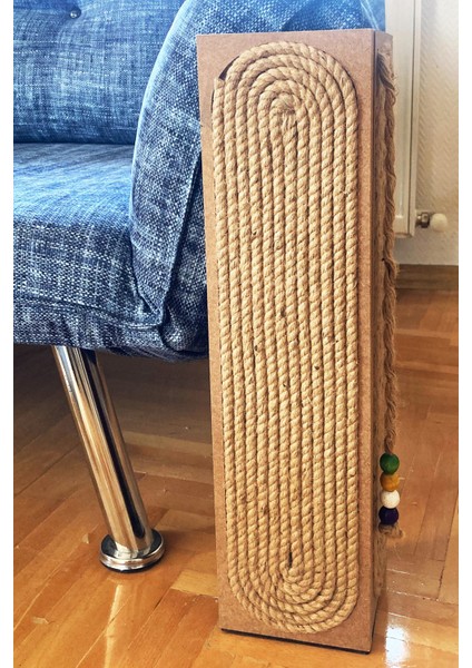 Kedi Tırmalama Tahtası Köşe Boncuk Detaylı