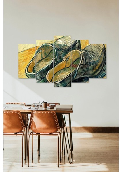 Ayakkabı 5 Parçalı Mdf Tablo