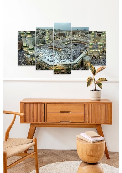 Kabe Manzarası 5 Parçalı Mdf Tablo
