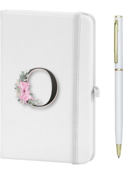 Öharfi Çiçek Desen Baskılı Defter