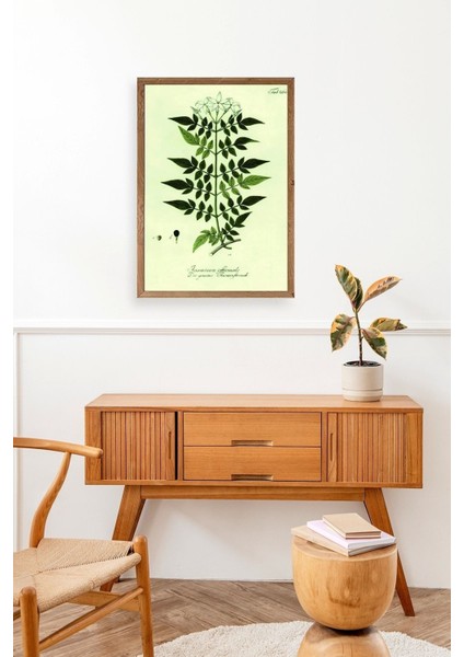 Yapraklar Ahşap Çerçeveli Tablo modelleri