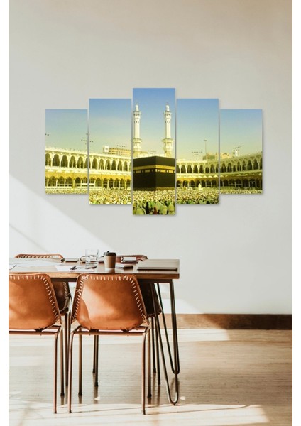 Kabe Manzarası 5 Parçalı Mdf Tablo
