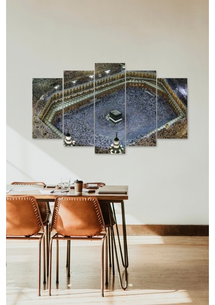Kabe Manzarası 5 Parçalı Mdf Tablo