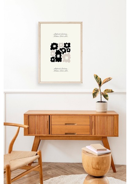 Çiçekler Ahşap Çerçeveli Tablo fiyatları