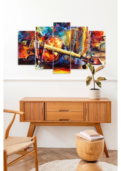 Keman ve 5 Parçalı Mdf Tablo fiyatları