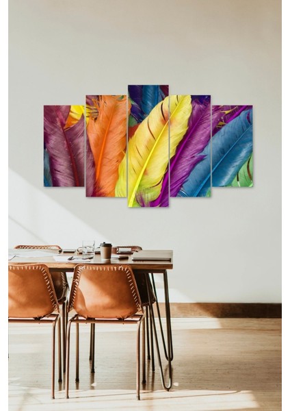 Renkler 5 Parçalı Mdf Tablo fiyatları