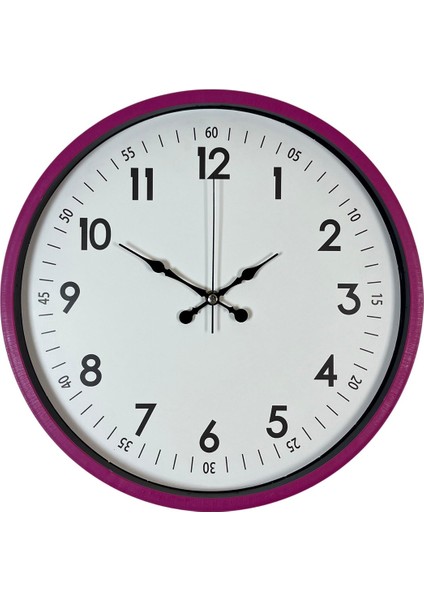 Zentime 36 cm Pembe Dekoratif Duvar Saati fiyatları