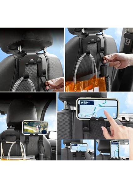 Oto Koltuk Arkası Düzenleyici Organizer Askılıklı Telefon,tablet Tutucu modelleri