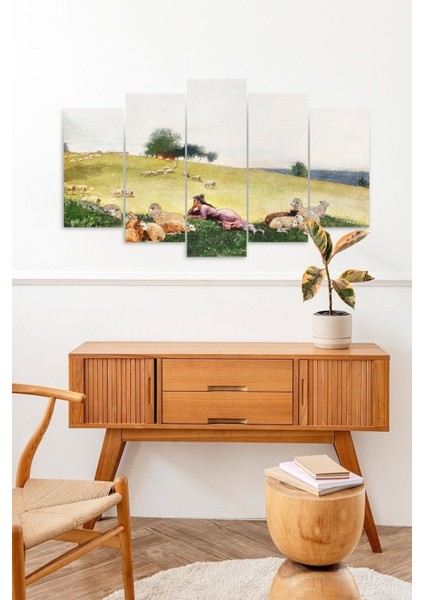 Insan Manzarası5 Parçalı Mdf Tablo fiyatları