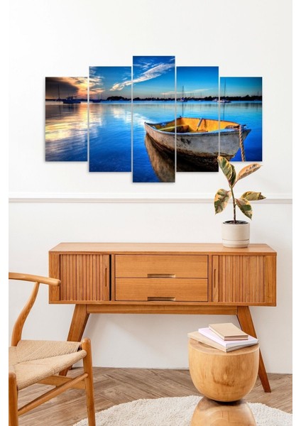 Deniz Manzarası 5 Parçalı Mdf Tablo fiyatları