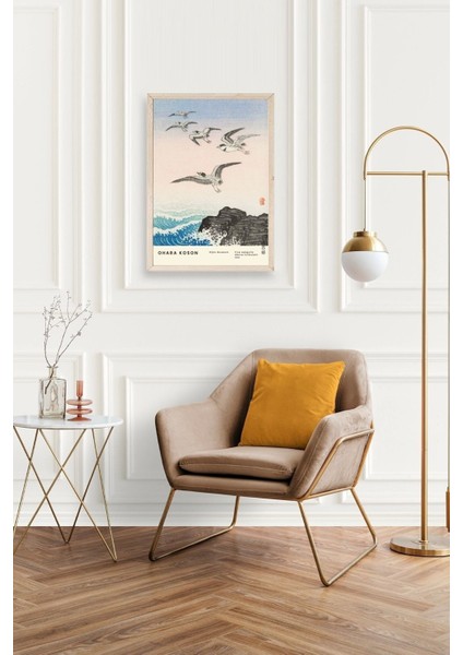 Ohara Koson Ahşap Çerçeveli Tablo fiyatları