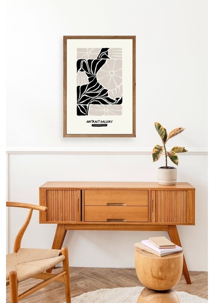 Çiçek Ahşap Çerçeveli Tablo modelleri