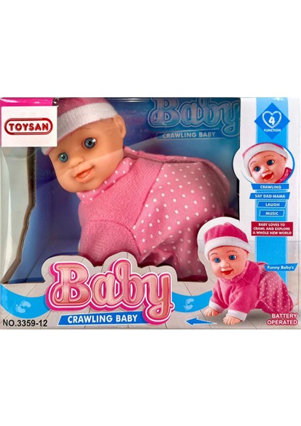 Pilli Emekleyen Sesli Bebek fiyatları