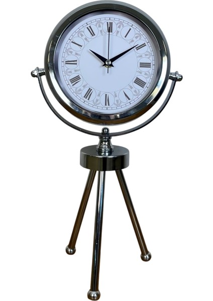 Zentime Krom Şık Üç Ayaklı Masa Saati fiyatları