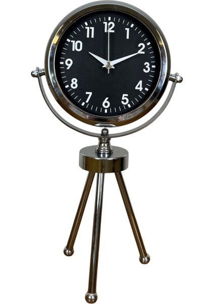 Zentime Krom Şık Üç Ayaklı Masa Saati fiyatları