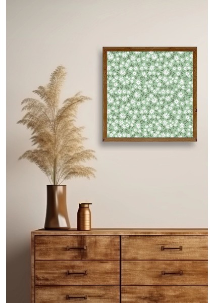 Çiçekler Ahşap Çerçeveli Tablo fiyatları